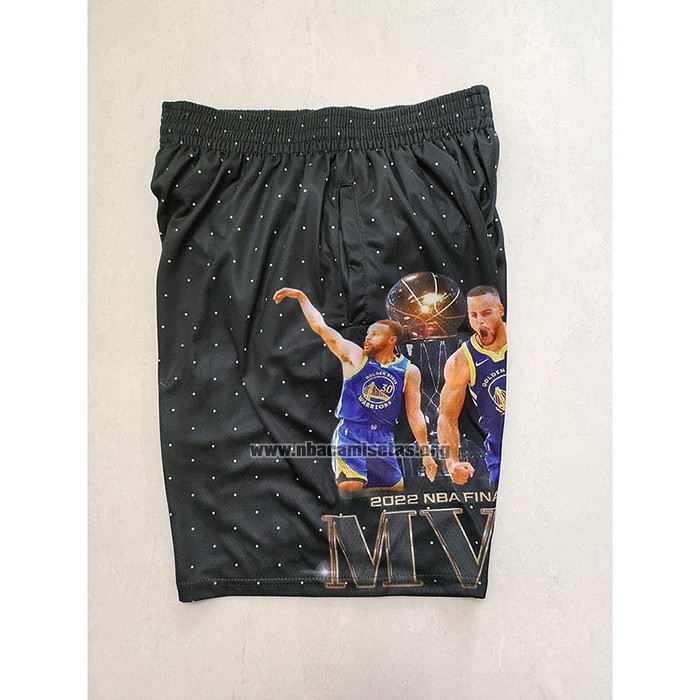 Pantalone Golden State Warriors MVP 2022 NBA Finals Negro